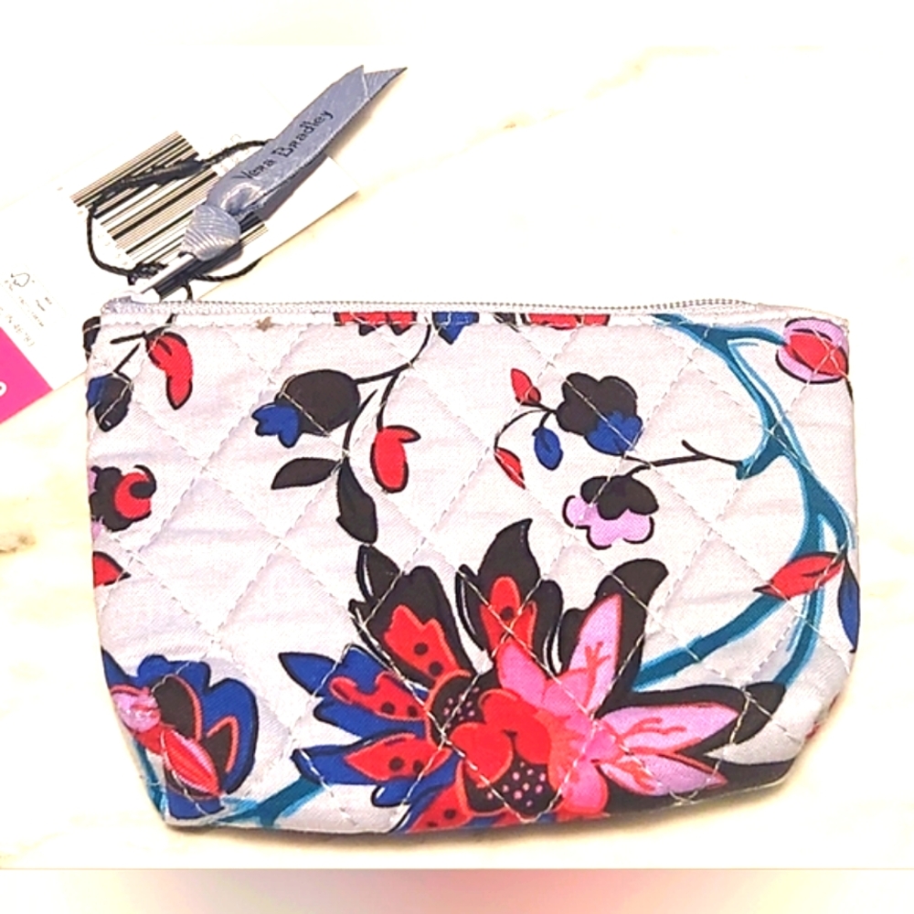NWT Vera Bradley Vineyard Floral Coin Purse